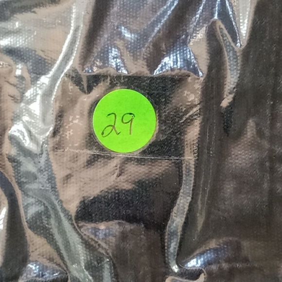 Ling Collection junior sz Lg black raw hem distressed overall shorts / - Picture 10 of 12